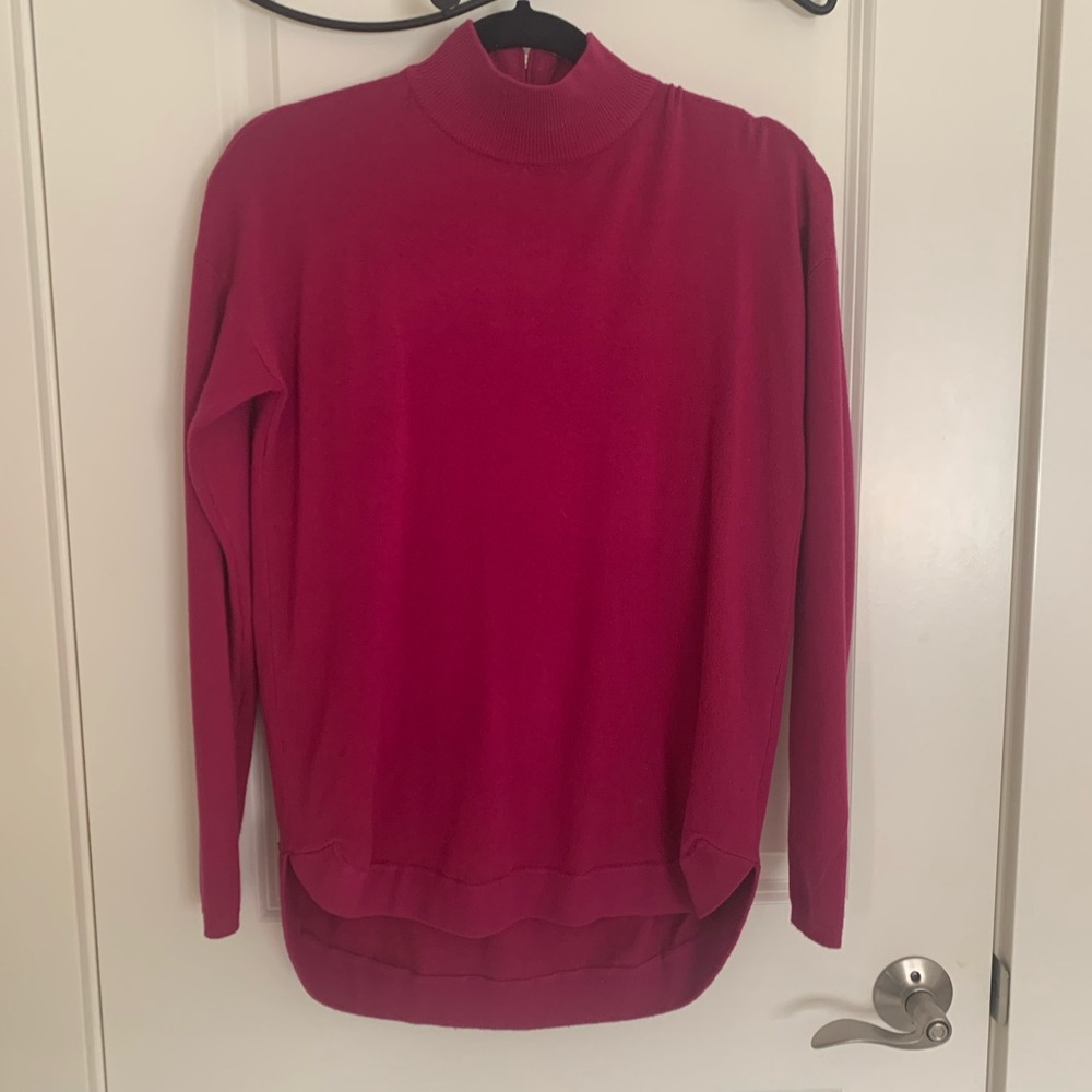 Pink Turtleneck Sweater